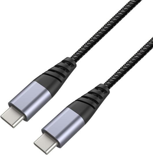 Produktbild Muvit Tiger Cable Ultra Resistant Type C/Type C 1,2m Gris (1.20 m)