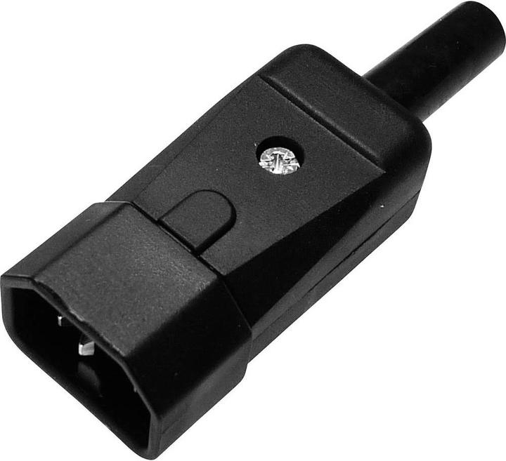 Actual product image Kaiser 749/sw IEC connector 749 Plug, straight Total number of poles: 2 + P