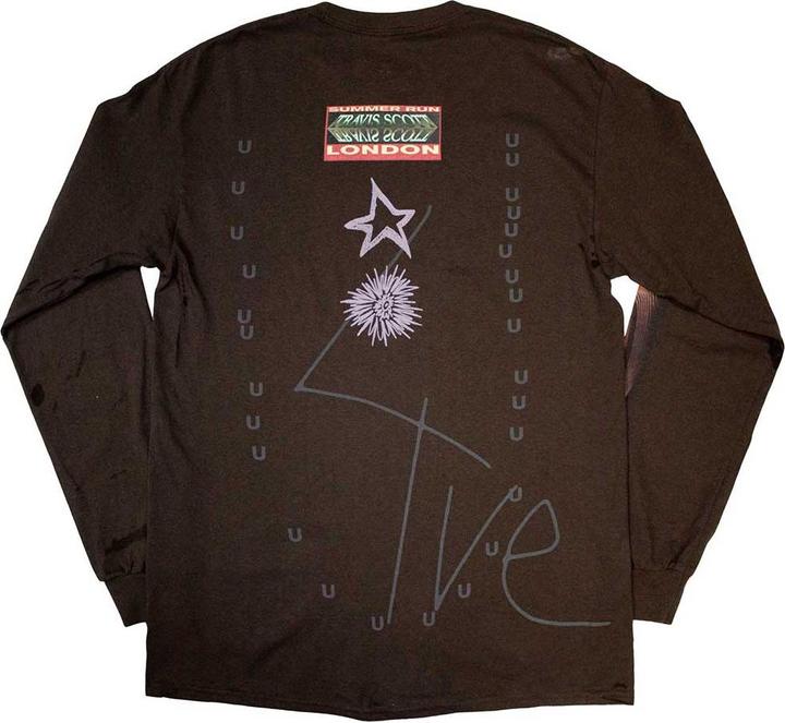 Immagine prodotto Travis Scott Summer Run 2023 London Maglietta Manica Lunga Adulto Unisex (S)