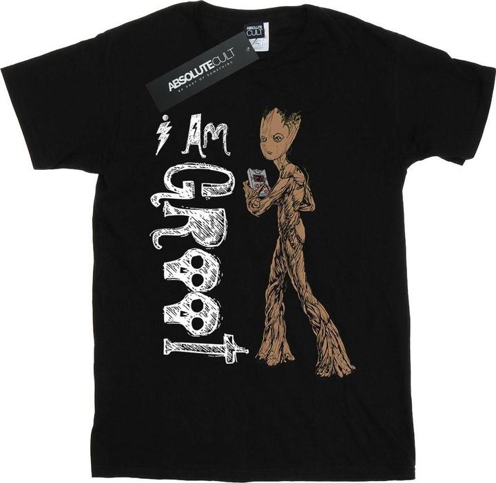 Actual product image Boys Avengers Infinity War I Am Teenage Groot T-Shirt (128)