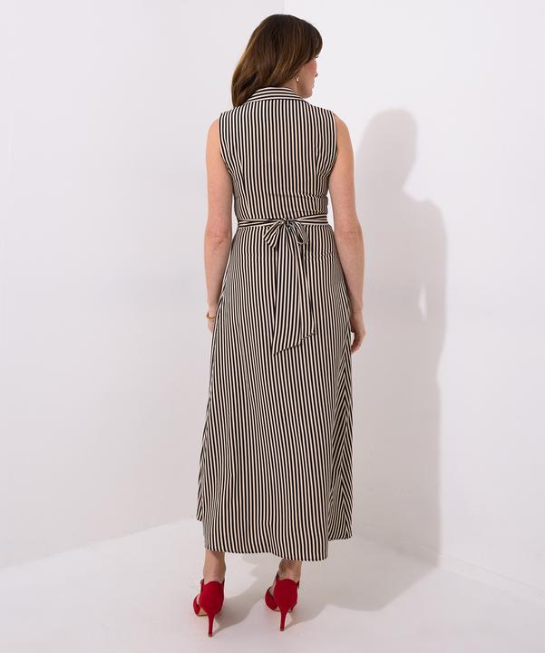 Produktbild Joe Browns Monochrome Striped Sleeveless Collared Midi Dress (8)