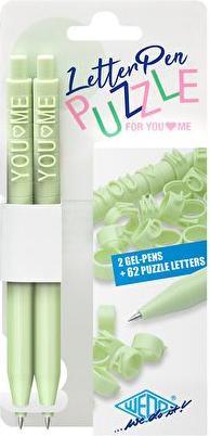 Actual product image Wedo Ball pen letter puzzle green (Pastel green, 2 x)