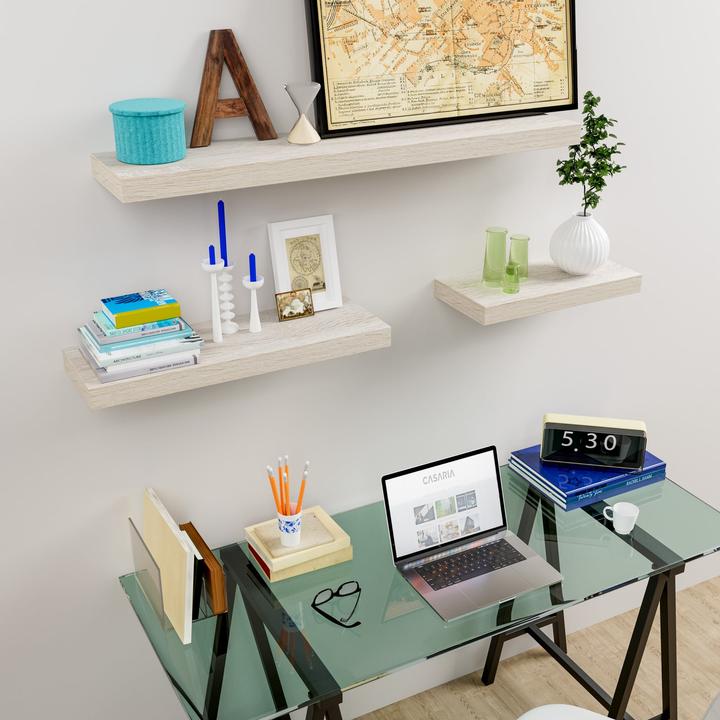 Produktbild Casaria Wandregale (90 x 23 x 3.8 cm)