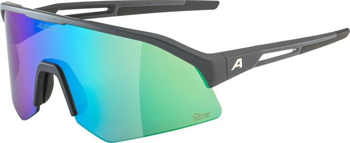 Gris nuit mat, Miroir Vert