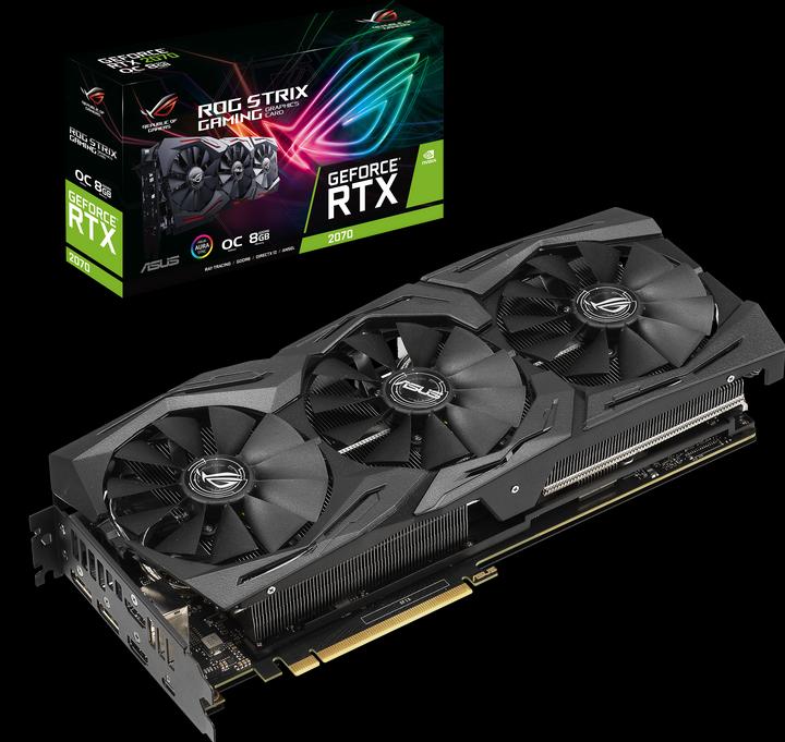 Image du produit ASUS GeForce ROG STRIX RTX 2070 O8G GAMING (8 Go)