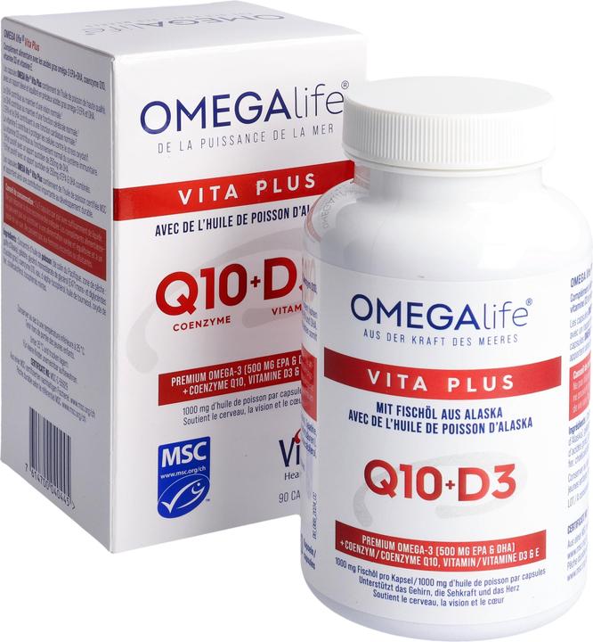 Produktbild Omega-Life OMEGA Life Vita Plus Kaps Ds 90 (90 Stück, Kapseln, 202 g)