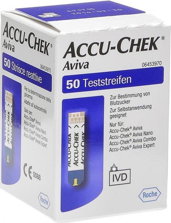 Actual product image Accu-Chek Aviva test strips (50) (Test strips)