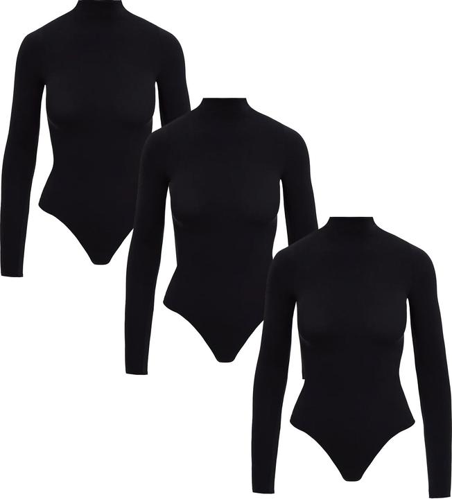 Maxte BASIC MAX Body mit Stehkragen Women 3er Pack (L)
