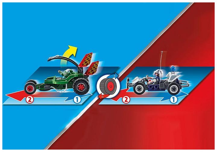 Actual product image Playmobil 70577 Police card chase of the safe robber (70577, Playmobil City Life)