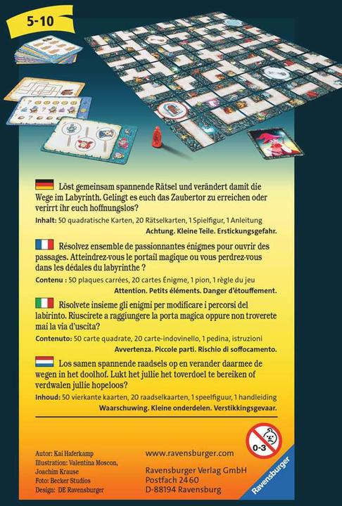 Actual product image Ravensburger Escape the Labyrinth (German, French, Italian)
