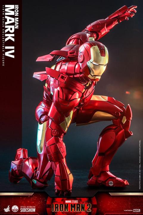 Actual product image Hot Toys Iron Man 2 Mark IV