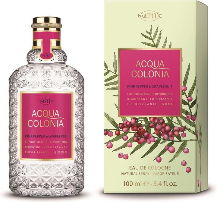 Actual product image Acqua Colonia 4711 4711 Acqua Colonia Eau de Cologne Pink Pepper & Grapefruit 100 ml (Eau de cologne, 100 ml)