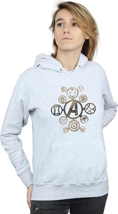 Immagine prodotto Avengers Infinity War Icons Felpa con Cappuccio Donna (L)