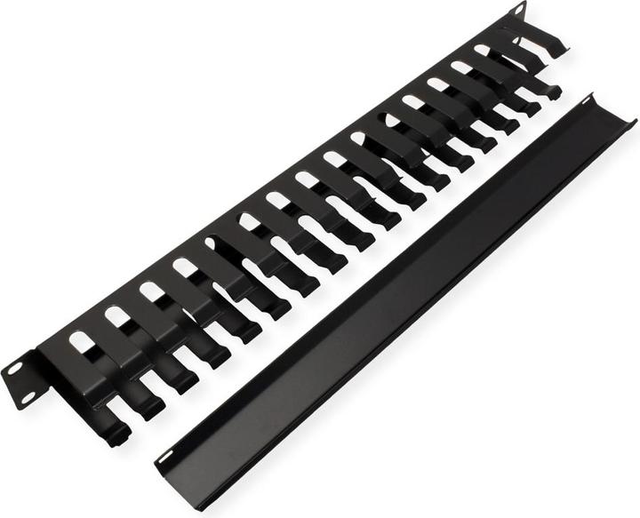 Image du produit Value Passe-câbles 19" 1U 40x60mm noir