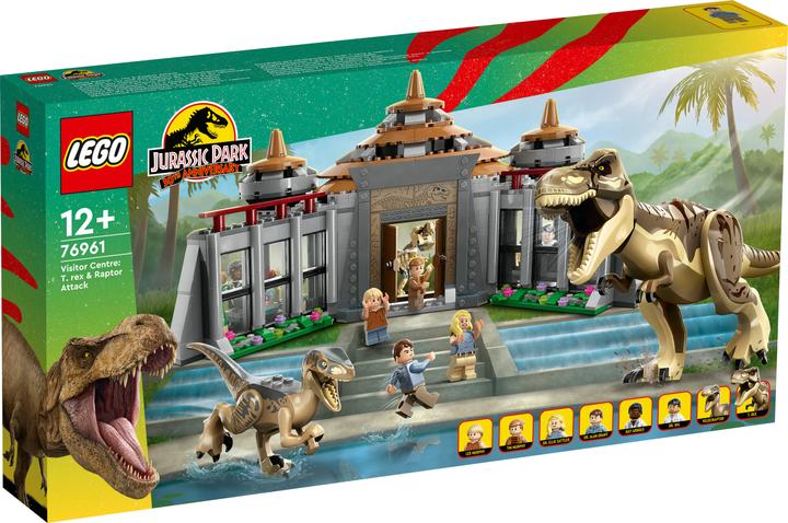 Actual product image LEGO Attack of the T. rex and the raptor on the visitor centre (76961, LEGO Jurassic World)