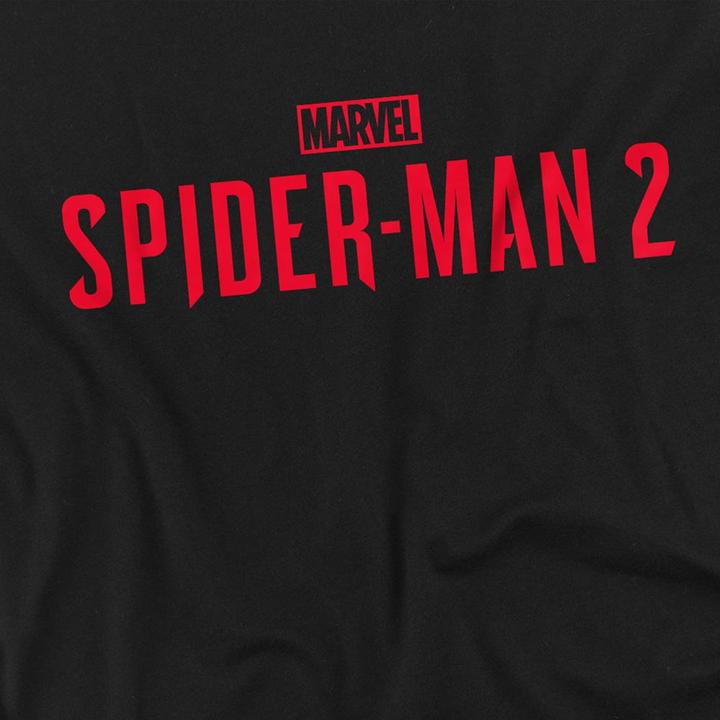 Actual product image Spider-Man 2 Unisex Adult Gamerverse Red Logo T-Shirt (XL)