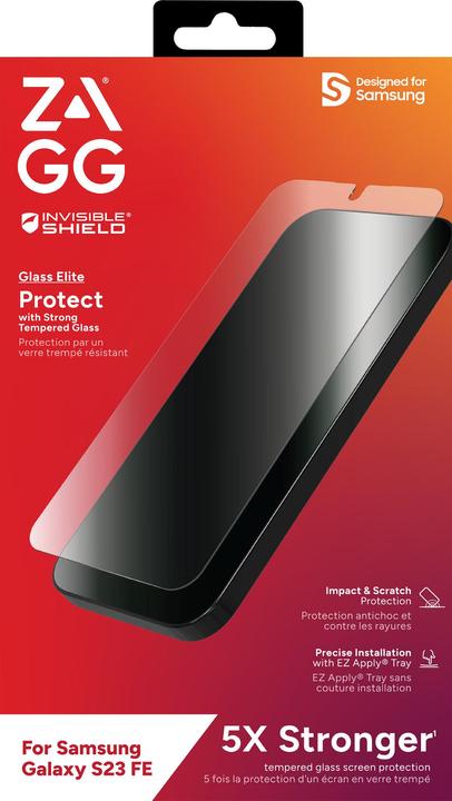 Produktbild Zagg Glass Elite Ultra-Strong, Tempered Glass Screen Protector with Recycled Glass For Galaxy S2... (1 Stück, Samsung Galaxy S21)