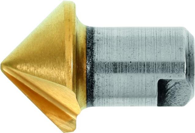 Immagine prodotto Noga Testa di sbavatura 90° HSS rivestita in TiN, TiN, testa di sbavatura-⌀ 20 mm