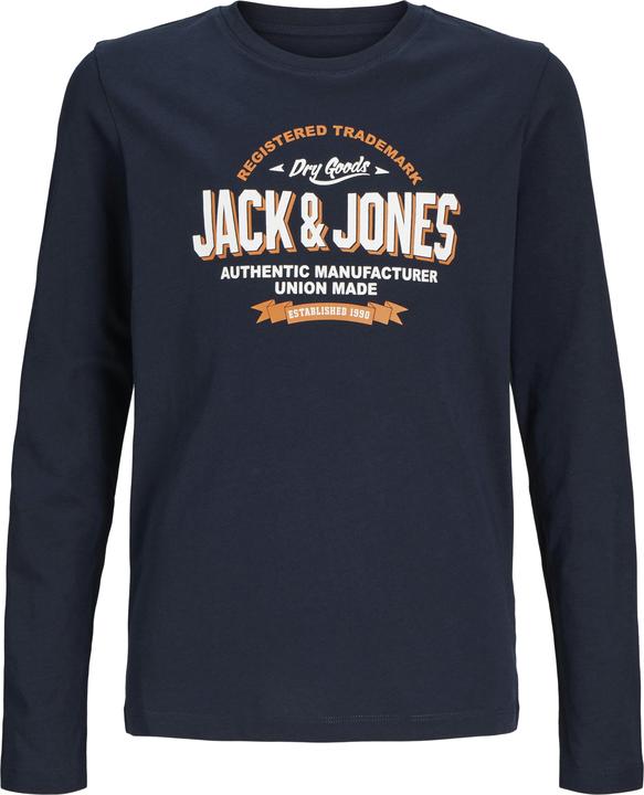 Actual product image Jack & Jones Jjelogo Tee Ls O-Neck 2 Col Noos Jnr (128)