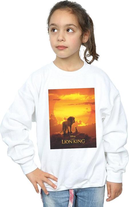 Immagine prodotto Disney The Lion King Movie Sunset Poster Felpa Ragazze (152, 158)