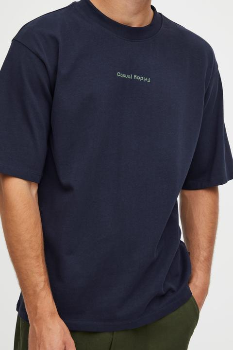 Actual product image Casual Friday CFTue logo tee - 20504804 (XL)
