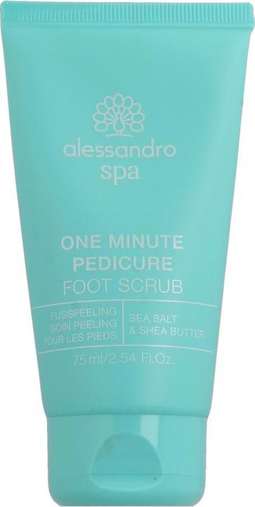 Produktbild Alessandro Spa - Foot One Minute Pedicure Foot Scrub (Fusscrème & Fussgel, 75 ml)