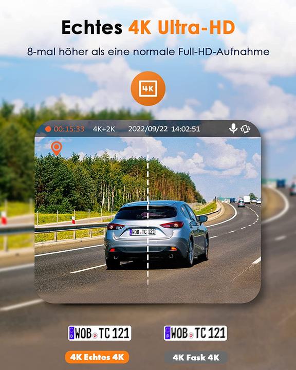 Produktbild Lamto Dual Autokamera mit WiFi GPS