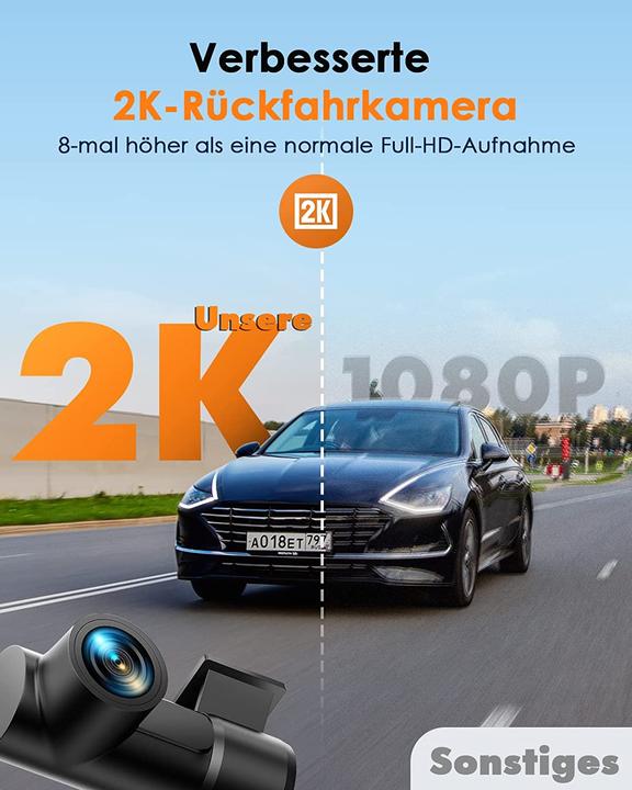Produktbild Lamto Dual Autokamera mit WiFi GPS