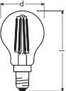 Actual product image Osram LEDSCLP40 ACT/REL 827/840FILE14 4X1OSRAM (E14, 4 W, 470 lm, 4 x, E)
