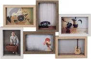 Produktbild Ootb Holz-Bilderrahmen, Nature Style, ca. 50 x 32 cm (15 x 10 cm, 10 x 15 cm)