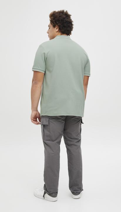 Actual product image Jack & Jones Plus Size Logo Poloshirt Poloshirt (4XL)