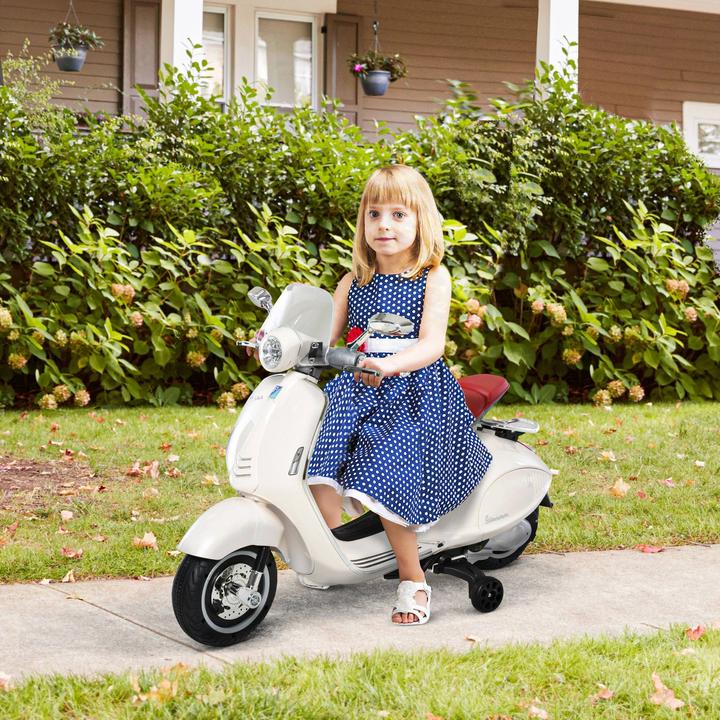 Produktbild Homcom Elektrofahrzeug Kindermotorrad mit MP3-Musik Beleuchtung (6 V)