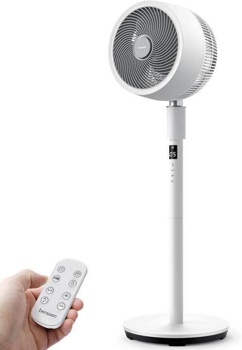 Produktbild Berssen Standventilator mit 3D-Oszillation & Fernbedienung (25 dB)