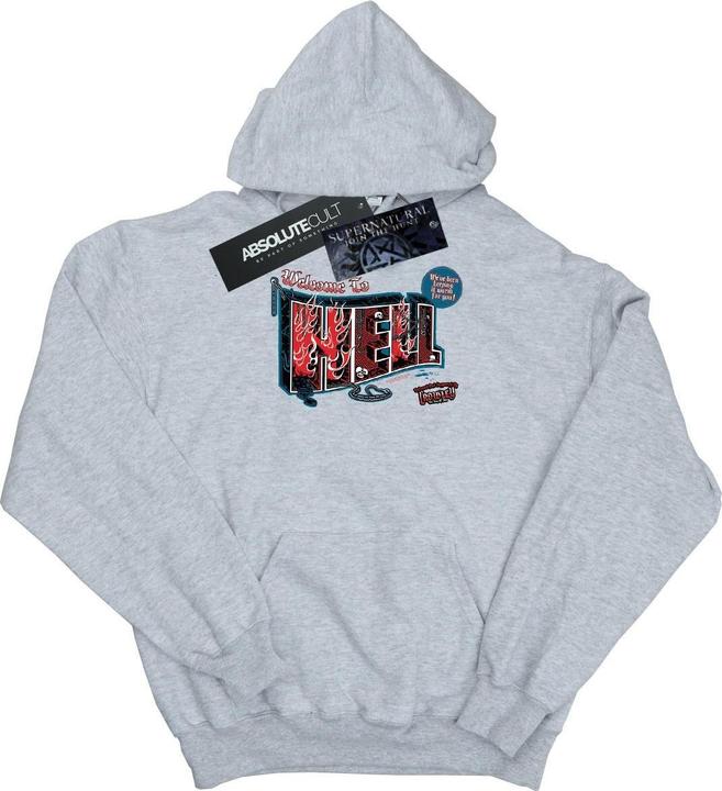 Actual product image Supernatural Womens/Ladies Welcome To Hell Hoodie (XL)