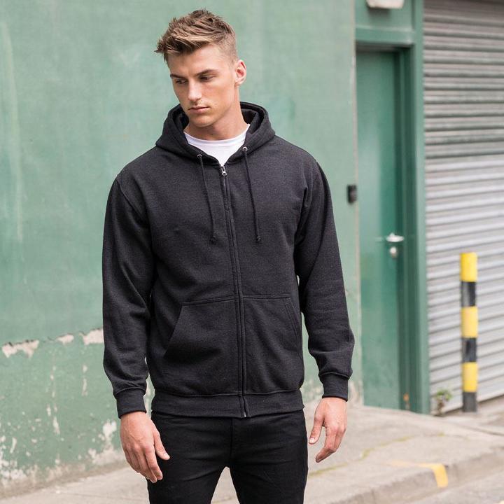 Produktbild Awdis Kapuzenjacke Kapuzenpullover Hoodie mit Reissverschluss (4XL)