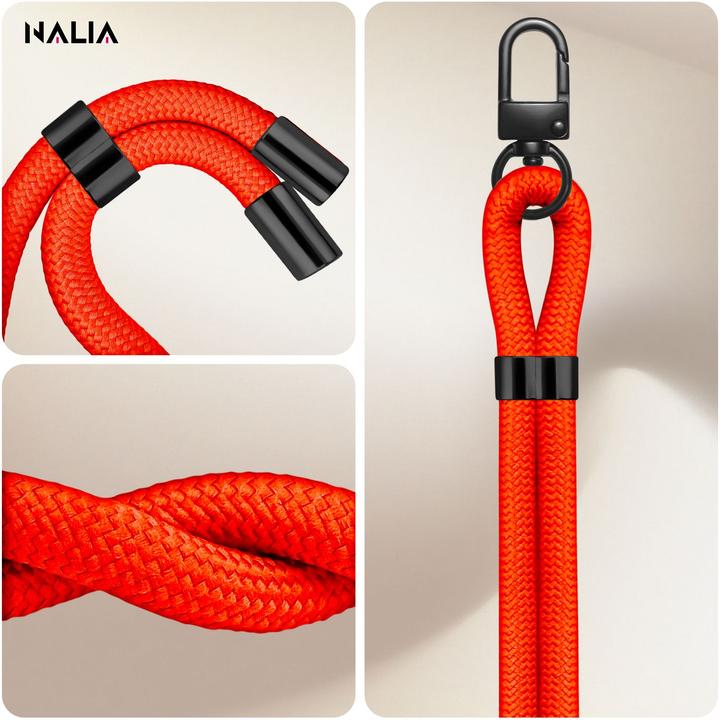 Actual product image Nalia HoldMe Lanyard Handykette - Universal Trageband für Smartphones - Verstellbar, Soft & Elastisch