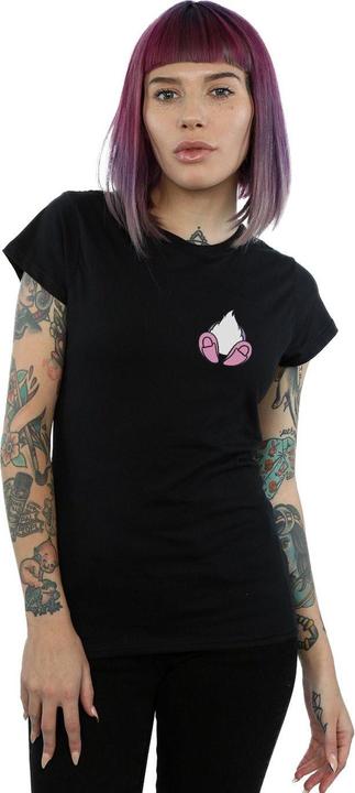 Actual product image Disney Womens/Ladies Daisy Duck Backside Breast Print Cotton T-Shirt (M)