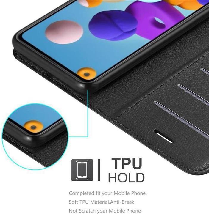 Actual product image Cadorabo Book with stand function cover (Samsung Galaxy A21)