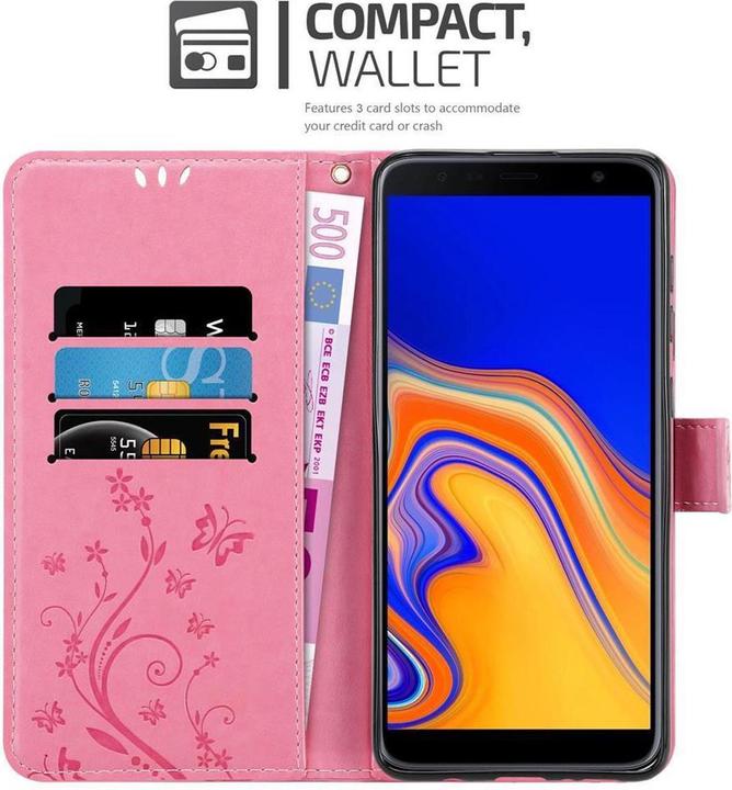Productafbeelding Cadorabo Bloemen Boekomslag (Samsung Galaxy J4+)
