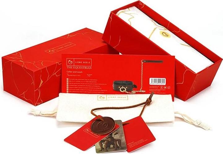 Productafbeelding Liebe Seele Lederen halsband met riem