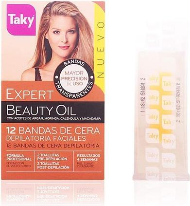 Immagine prodotto Taky Beauty Oil Strisce depilatorie 200g - Confezione da 12 (200 ml, 1 x, 10 g)