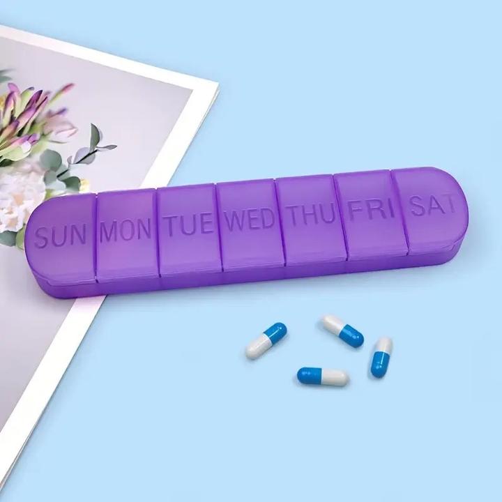 Produktbild Cbx Tablettenbox 7 Tage, Pillendose für eine Woche mit grosser Kapazität, handliche Medikamentenbox