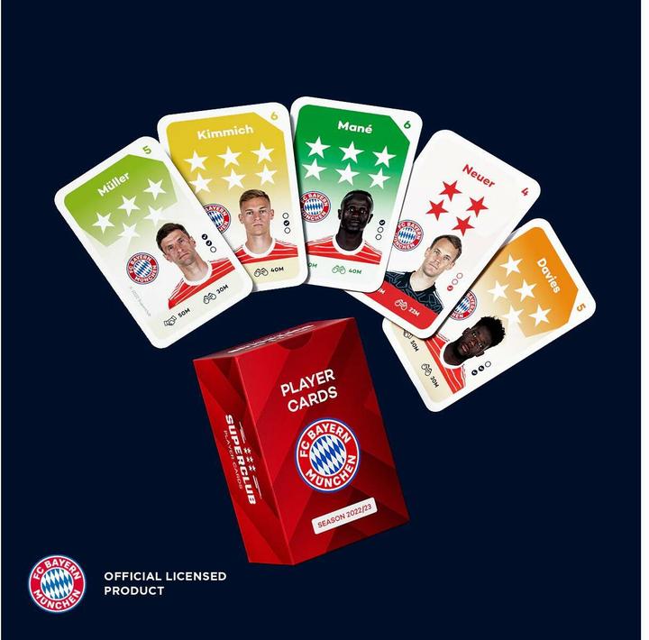 Actual product image Superclub FC Bayern Munich player cards 2023/24 (English)
