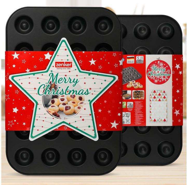 Immagine prodotto Zenker Ciambella teglia scintillante Natale 24 vassoi (38 cm)