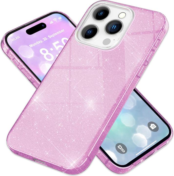 Produktbild Nalia Glitzer Hybrid Hülle (Apple iPhone 16 Pro Max)