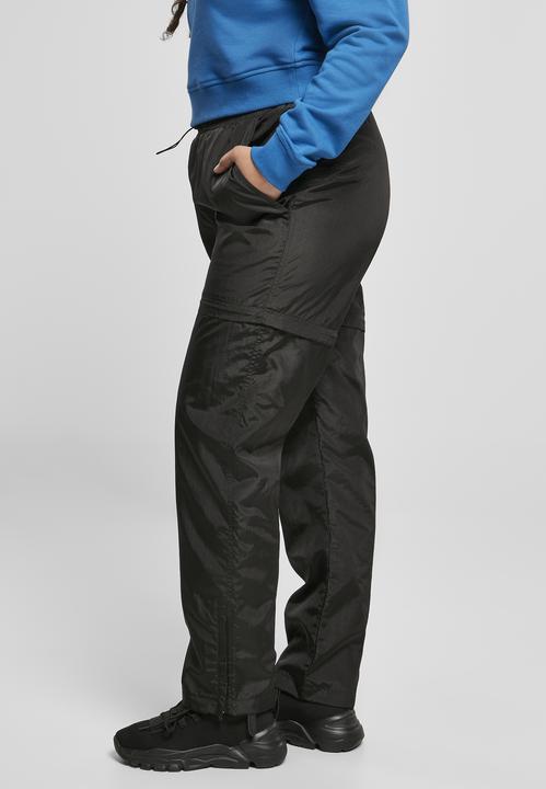 Actual product image Urban Classics Ladies Shiny Crinkle Nylon Zip Pants (XL)