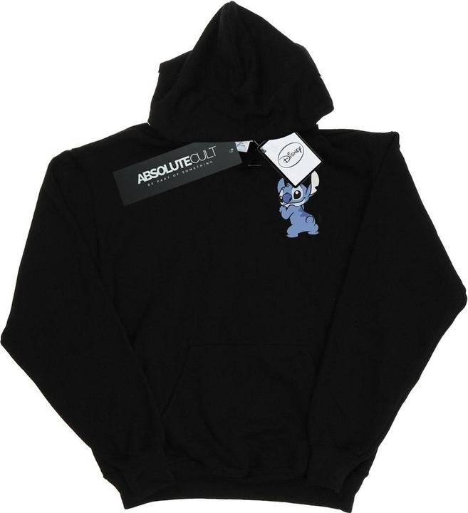 Produktbild Disney Lilo And Stitch Stitch Backside Breast Print Kapuzenpullover Mädchen (140, 146)