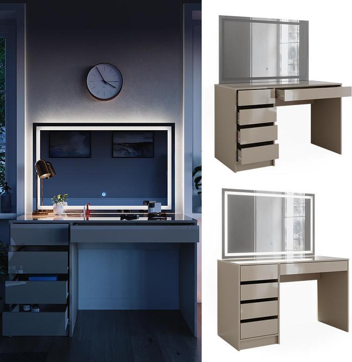 Actual product image Vicco Sherry with lighting (120 x 75 x 55 cm)