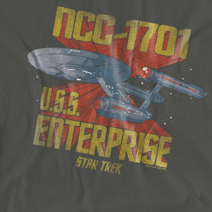 Actual product image Unisex Adult NCC-1701 T-Shirt (M)