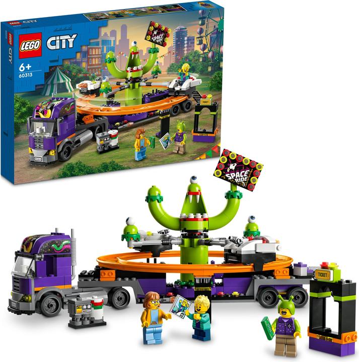 Image du produit LEGO Camion avec carrousel spatial (60313, LEGO City)
